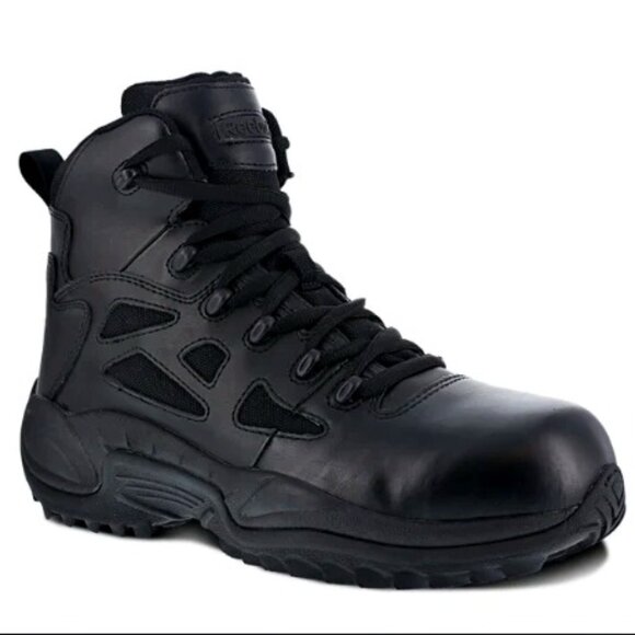 Reebok Men's Rapid Response 6" Stealth Boot With Side Zipper Size 15M - Picture 1 of 3
